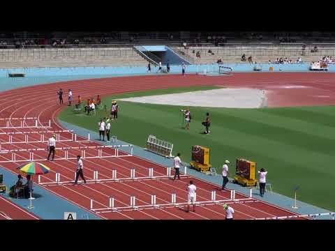 H30　日本インカレ　女子100mH　予選7組