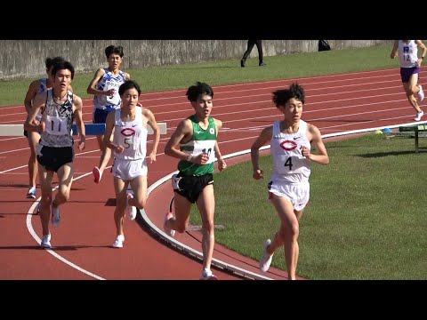法政大記録会 男子3000mSC2組 大澤・浦田PB/山口(中大) 2022.4.30