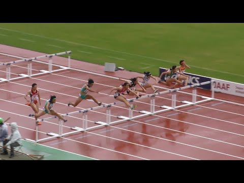 女子100mH B決勝　U20日本選手権R01　４K60p