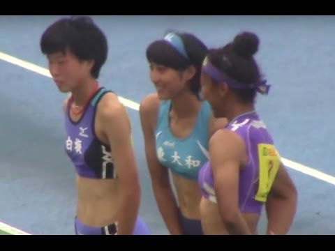 大野優衣優勝 / 2016関東高校陸上 南関東女子 七種競技 800m2組 + 表彰式