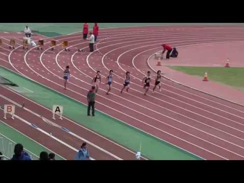 2018 第1回県記録会 高校一般男子100m1組