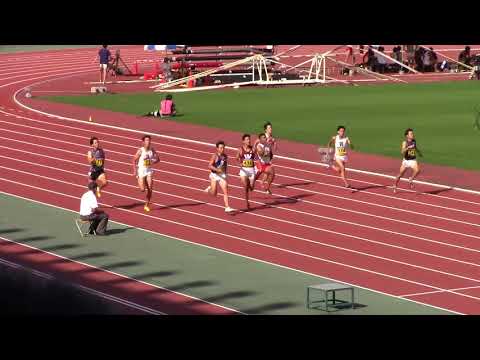 2019日本インカレ陸上 男子200m 予選1～8