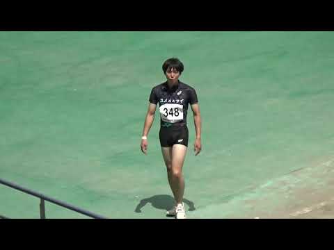 男子三段跳 斎田将之介6回目16m09(+1.4) 優勝 東日本実業団2019