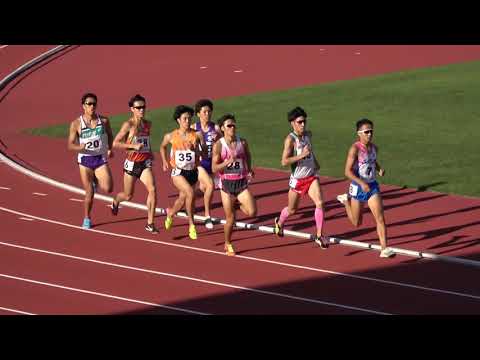 福井国体2018 成年男子800m予選1組 村島匠1:50.09 Takumi MURASHIMA 1st
