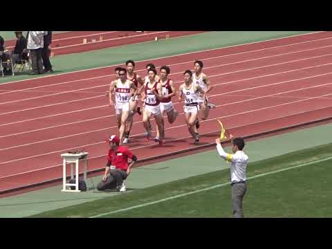 第83回京都学生陸上競技対校選手権大会　男子800ｍ決勝