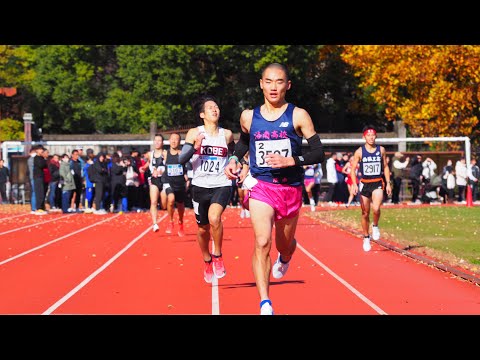 第9回京都陸協記録会 男子3000ｍ 5組 (2024年11月30日)