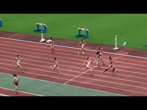 2017年 東海陸上選手権 女子200m 決勝