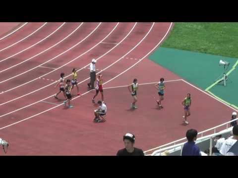 H29　千葉県　中学通信陸上　1年女子100m　準決勝3組