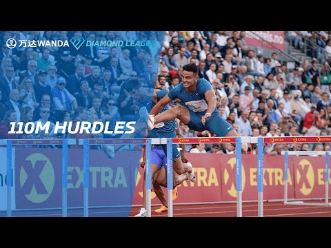 Devon Allen cruises to 13.22 in the 110m hurdles in Oslo - Wanda Diamond League 2022