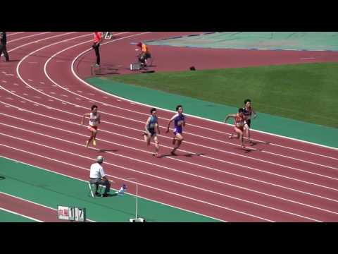 2017NANBU Memorial Men&#039;s100m heat1 Motoki KUROKI10.73(-1.6) 黒木心貴 黒澤光 大町蓮
