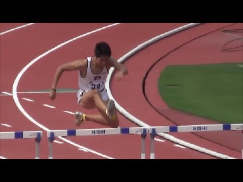 国体陸上群馬県予選2017 成年男子400mH決勝