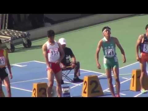 黒木心貴10.65 (+1.8) 優勝 / 2016関東高校陸上　南関東男子 100m 決勝