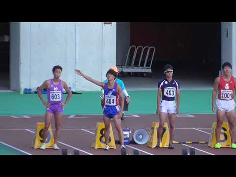 2017年度 近畿陸上選手権 男子100m決勝（+2.2）