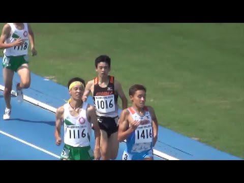関東中学陸上2016 共通男子800m決勝