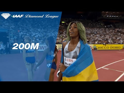 Shaunae Miller-Uibo sets a 200m Diamond League Record in Zurich - IAAF Diamond League 2019