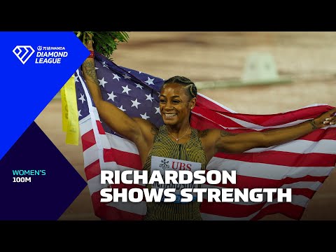 Sha&#039;Carri Richardson claws back Olympic Champion Julien Alfred in the 100m - Wanda Diamond League