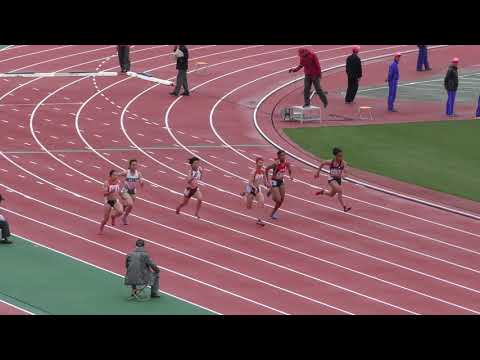 H30　北関東　女子100m　予選1組