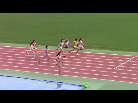 2019 日本学生個人 女子100m 予選1～8