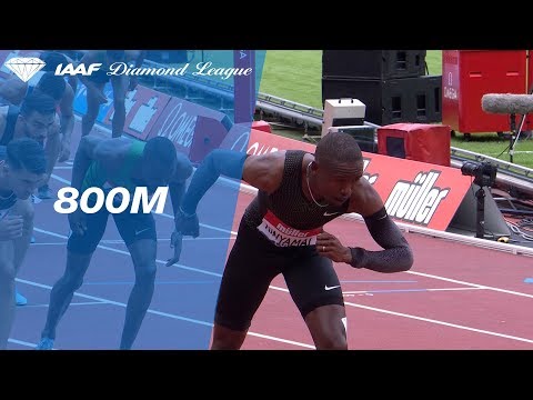 Emmanuel Korir 1.42.05 Wins Men&#039;s 800m - IAAF Diamond League London 2018