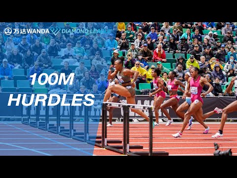 Jasmine Camacho-Quinn runs a sublime 12.45 in Eugene - Wanda Diamond League