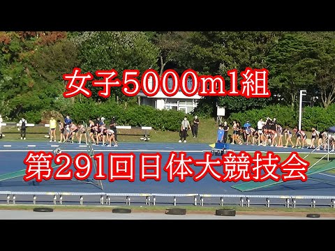 女子5000m1組　第291回日体大競技会