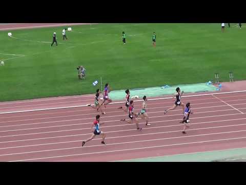 男子100m_準決勝1組_第72回北海道高校陸上20190619