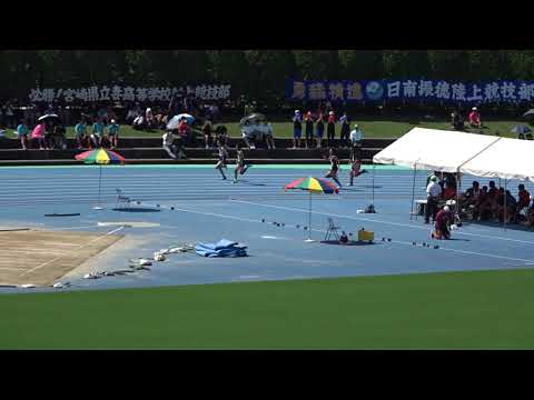 20180916104119県高校新人大会男200ｍ予選6組 岩佐 塔哉
