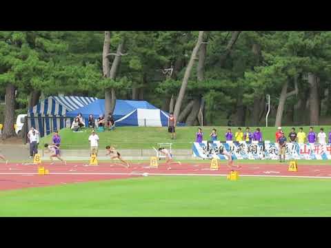平成29年 山形県高校新人陸上 女子200m 決勝