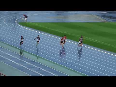 2018 水戸陸上記録会 高校・一般男子100m6組