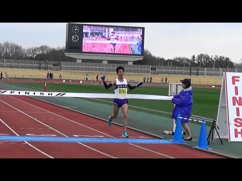 相模原クロスカントリー大会 大学・一般男子の部8ｋｍ1組　2016年3月12日