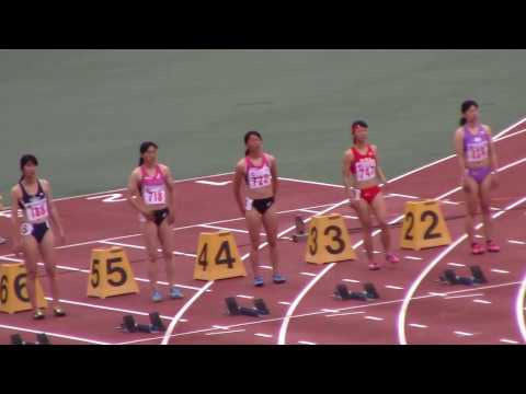 第65回大阪学生陸上競技選手権大会　女子100ｍ決勝