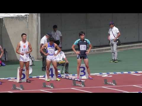 2019 東北陸上競技選手権 男子 110mH 予選3組