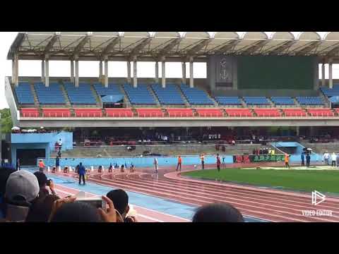 2018神奈川県高校総体 男子100m決勝(-0.2)