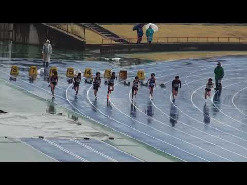 2018 水戸市陸上記録会 中学男子100m5組