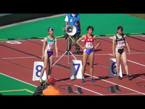 2018福井国体　少年女子A100ｍH決勝