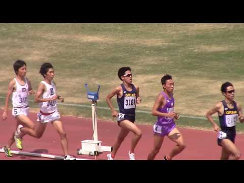 平成 29 年度第 1 回関西学連競技会　男子1500ｍ4組