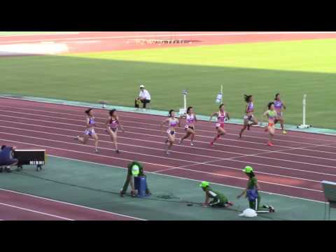 2016 日本インカレ陸上女子100m準決勝3