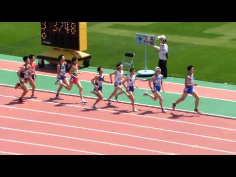 2015年度兵庫リレーカーニバル 中学男子3000m