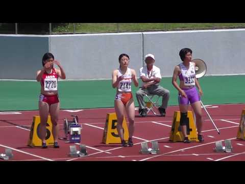 2017 秋田県陸上競技選手権 女子 100m 予選3組