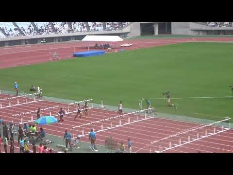 全日本実業団陸上2017・男子110mハードル予選5組、1着：和戸達哉（岐阜県体育協会）14秒07