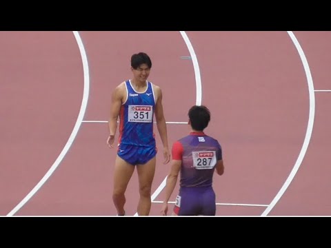 予選 男子400mH 日本選手権陸上2023