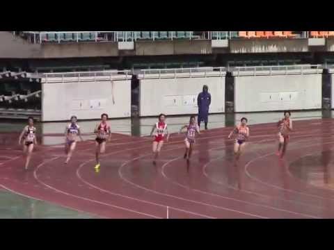 2015 東海高校総体陸上 女子200m 準決勝1