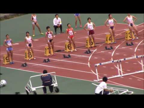 2016関西学生陸上競技種目別選手権大会　女子100ｍHB決勝
