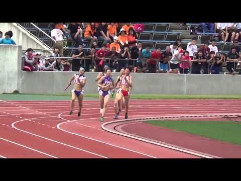 南関東高校陸上 女子4×400mR 決勝 2015年6月22日