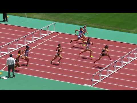 18年6月4日熊本県高校総体 女子100mH決勝