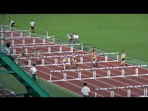 Women&#039;s 100m hurdles final Asuka TERADA13.07(+1.3)NGR大会新 2019JITA-IUAUJ CLASSIC MATCH