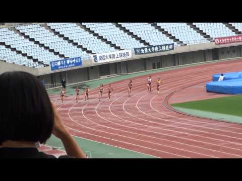 2015年 関西インカレ 女子 200m準決勝2組
