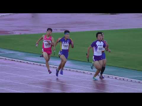 2017 東北高校新人陸上 男子 4×400mR 予選2組