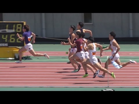 準決勝 2部・1部 男子200m 関東インカレ陸上2025