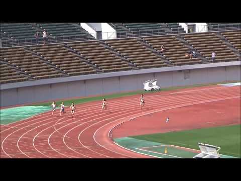 加洲実紗希選手（愛媛大）女子200m予選2組、1着：26秒85　～四国インカレ2017～